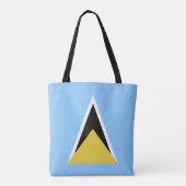 Saint Lucia Tote Bag (Achterkant)