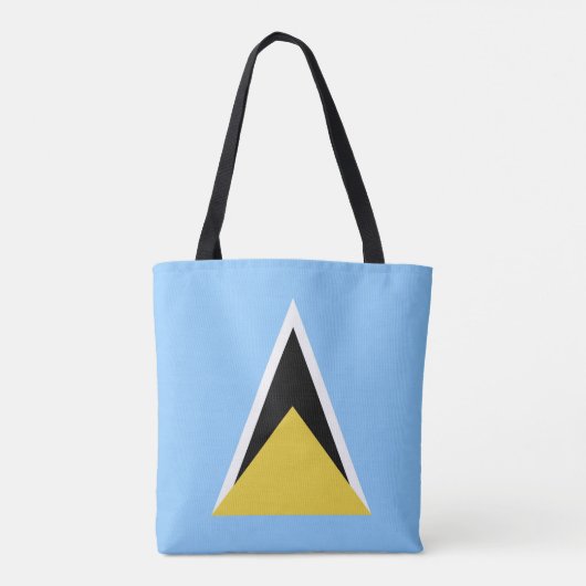 Saint Lucia Tote Bag (Achterkant)