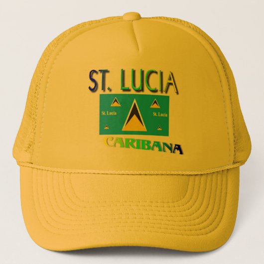 Saint Lucia Trucker Pet (Voorkant)
