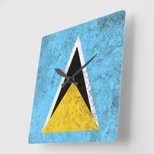 Saint Lucia Vierkante Klok (Hoek)