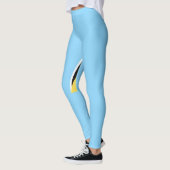 Saint Lucia Vlag Embleem Leggings (Links)