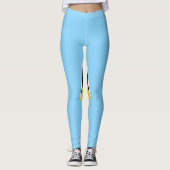 Saint Lucia Vlag Embleem Leggings (Voorkant)