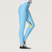 Saint Lucia Vlag Embleem Leggings (Rechts)