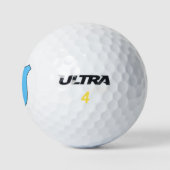 Saint Lucia vlag Grand Patriotic Golfballen (Logo)