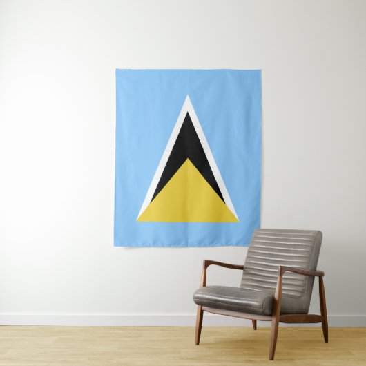 Saint Lucia Wandkleed (In situ)