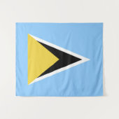 Saint Lucia Wandkleed (Voorkant (horizontaal))