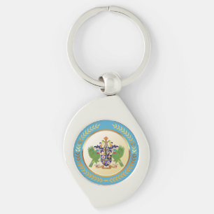 Saint Lucia wapenschild Sleutelhanger
