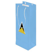 Saint Lucia Wijn Cadeautas (Achterkant Gekanteld)