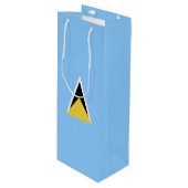 Saint Lucia Wijn Cadeautas (Voorkant Gekanteld)