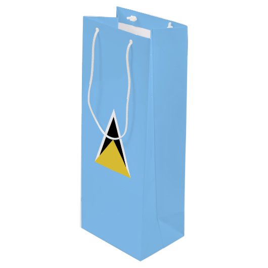 Saint Lucia Wijn Cadeautas (Voorkant Gekanteld)