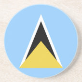 Saint Lucia Zandsteen Onderzetter (Voorkant)