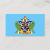 Saint Luciaanse Vlag & Wapen, Saint Lucia Visitekaartje (Voorkant)