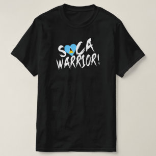 Saint Lucian Soca Warrior Saint Lucia Vlag Carnava T-shirt
