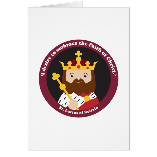 Saint Lucius van het Verenigd Koninkrijk (Voorkant)