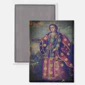 Saint Lucy beroemd gemaakt door Cusco School Magneet (Voorkant / Achterkant)