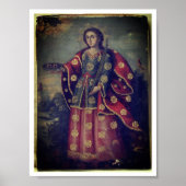 Saint Lucy beroemd gemaakt door Cusco School Poster (Voorkant)