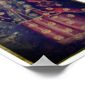 Saint Lucy beroemd gemaakt door Cusco School Poster (Hoek)