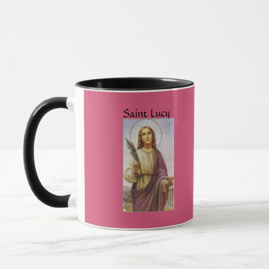 Saint Lucy Coffee Mok (Links)