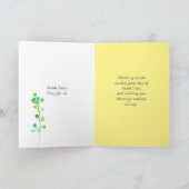 Saint Lucy Feest Dag 13 December Christelijk Kaart (Binnen)