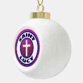 Saint Lucy Keramische Bal Ornament (Rechts)