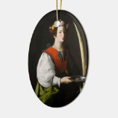 Saint Lucy Kerstornament Keramisch Ornament (Links)