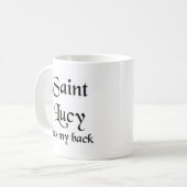 saint lucy koffie mok (Voorkant links)