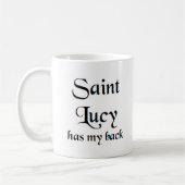 saint lucy koffie mok (Links)