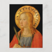 Saint Lucy Lucia c1470 Briefkaart (Voorkant)