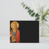 Saint Lucy Lucia c1470 Briefkaart (Staand voorkant)