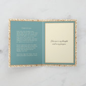 Saint Lucy|Lucia Religieuze Vintage Patron Eyes Kaart (Binnen)