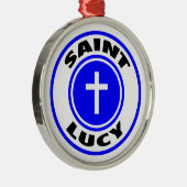 Saint Lucy Metalen Ornament (Rechts)