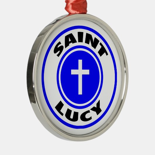 Saint Lucy Metalen Ornament (Rechts)