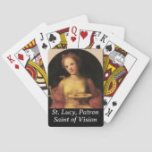 Saint Lucy Pokerkaarten (Achterkant)
