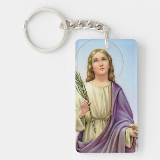 Saint Lucy Sleutelhanger (Voorkant)
