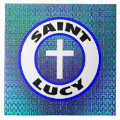 Saint Lucy Tegeltje (Voorkant)