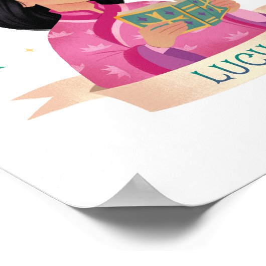 Saint Lucy Yi Zhenmei Art Print (Hoek)