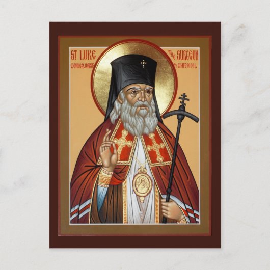 Saint Luke, de chirurgische gebedskaart Briefkaart (Voorkant)