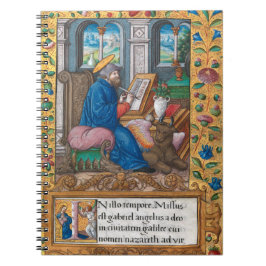 Saint Luke de Evangelist - Medieval Manuscript Notitieboek