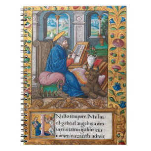 Saint Luke de Evangelist - Medieval Manuscript Notitieboek