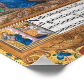 Saint Luke de Evangelist - Medieval Manuscript Poster (Hoek)