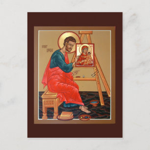 Saint Luke, Evangelist Prayer Card Briefkaart