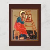 Saint Luke, Evangelist Prayer Card Briefkaart (Voorkant)