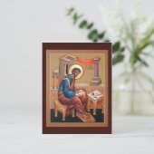 Saint Luke, Evangelist Prayer Card Briefkaart (Staand voorkant)