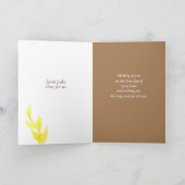 Saint Luke Feast Day 18-Katholieke Oktober Kaart (Binnen)