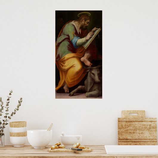 Saint Luke - Giorgio Vasari Fine Art Poster (Keuken)