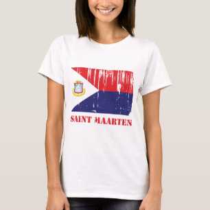 Saint Maarten Flag T-shirt