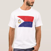 Saint Maarten Flag T-shirt (Voorkant)