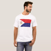 Saint Maarten Flag T-shirt (Voorkant volledig)