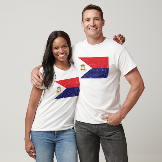 Saint Maarten Flag T-shirt (Unisex)