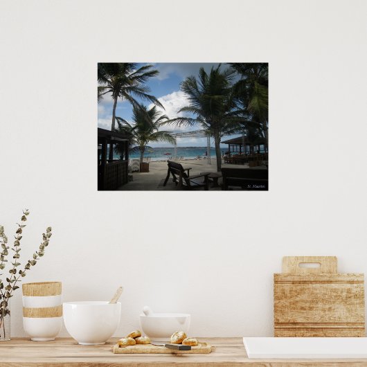Saint Maarten Island Beauty Poster (Keuken)